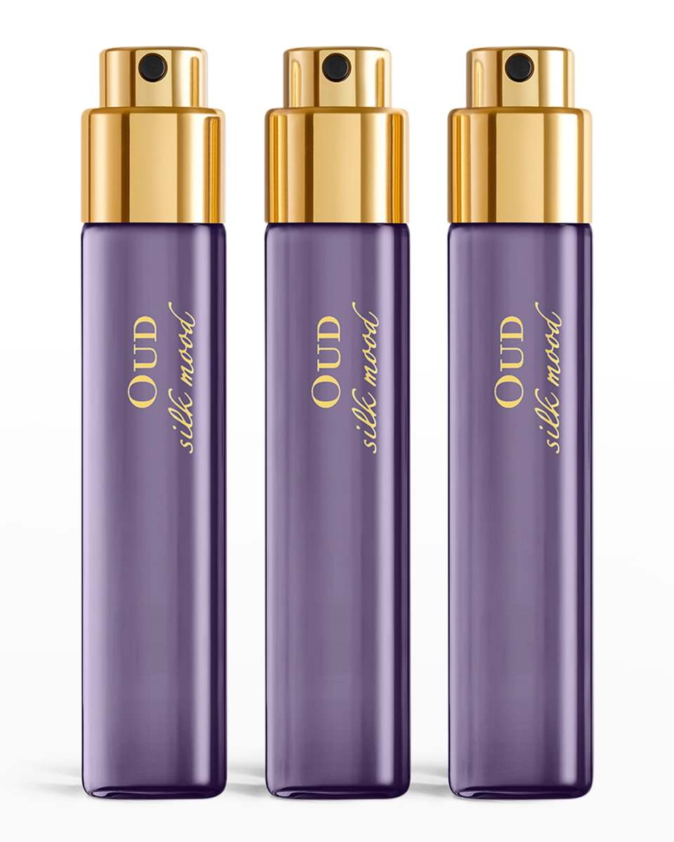 OUD Silk Mood Extrait de Parfum Travel Spray Refills, 3 x 0.37 oz.
